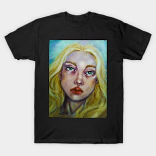 Claire (portrait blonde girl) T-Shirt